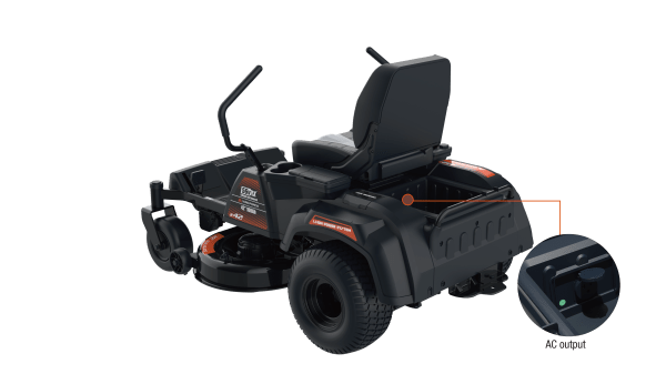 YF56vRX-Z42 42” 56v Lithium-Ion Battery-Powered Riding Lawn Mower - Image 5