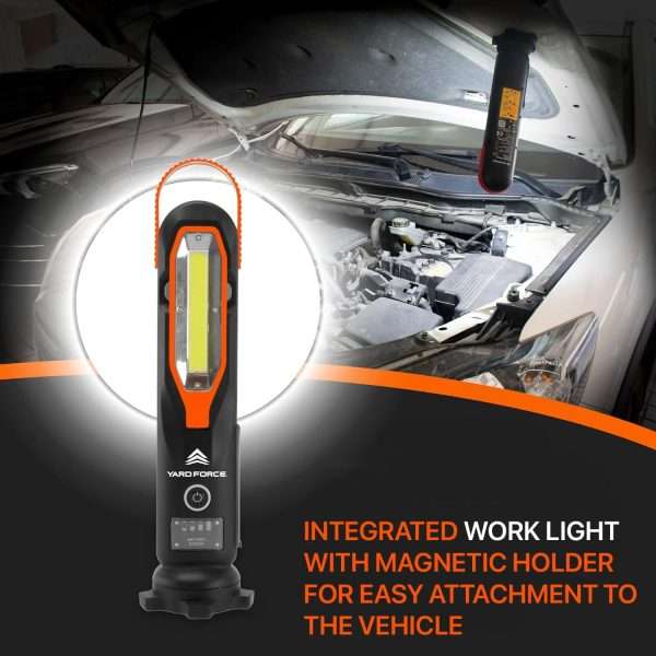 Yard Force Innovative Jump Starter Powerbank LX JS12 Set, 12,000 mAh, Portable Emergency Starter - Image 5